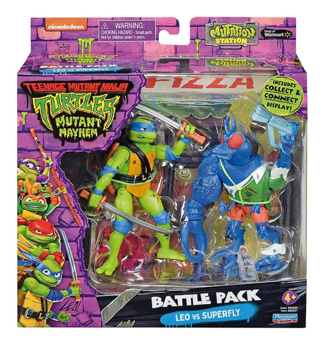 Tortugas Ninja con 2 muñecas Leo y Superfly - Sunny 3680