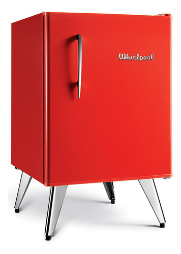 Heladera Bajo Mesada Whirlpool Vintage Wra09r3 76lt Rojo
