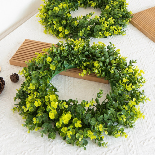 J Decoração De Grinalda De Imitação De Flores Artificiais Ho