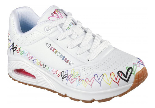 Zapatilla Mujer Uno Blanco B Skechers