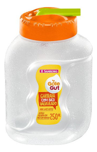 Biberón infantil Garafinha Gole Gut de 2 Squeeze, 250 ml, sin BPA