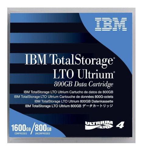 Cintas De Respaldo Ibm  Lto4 1.6tb  95p443 Cartucho De Datos