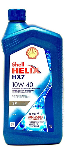 Aceite Motor Shell Helix Hx7 10w40 Api Sp 1 Litro