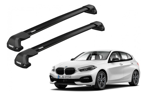 Barras Thule Bmw 1-series 12-19 Pf / Edge Flush Black