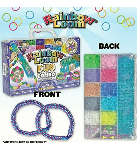 Rainbow Loom® Combo Duo Con Colección De Bandas De Goma