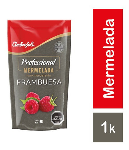 Mermelada Ambrosoli Professional frambuesa en doypack 1 kg