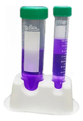 5x Rack P/ Tubo Cônico 2 Lugares Para Tubos 15ml 50ml Falcon
