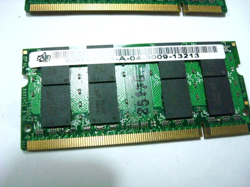 Kit 2 Gb 1+1 Memoria Kingston Ddr2-5300-667m-notebook-usado (Usado)