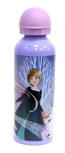 Botella Agua Infantil 500ml Metálica Disney Varios Modelos