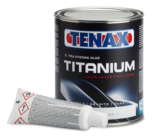 Cola Epóxi Acrilato Vinil Ester Tenax Titanium Neutro 1 Kg