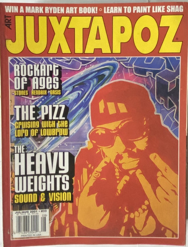 Juxtapoz, Arte, Street, Graffiti, Ilustración Usa 08/2001 X7