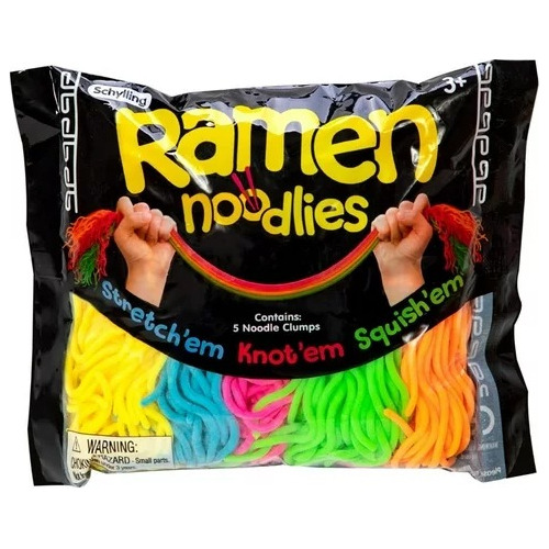 Juguete Ramen Noodles Antiestres Fidget Toys Stretch Squish