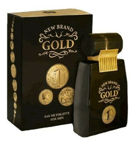 Gold De New Brand, 3.3 Oz Edt Para Hombre Original Nuevo
