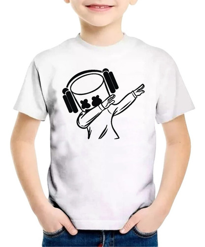 Polera De Niño Dj Marshmello Bailando, 100% Algodón 