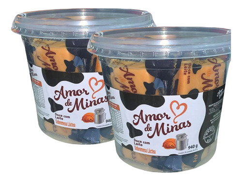 Doce De Leite Tradicional Amor De Minas 940g (2 Potes)