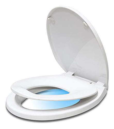 Asiento De Inodoro Redondo Con Asiento Integrado Para Ir Al