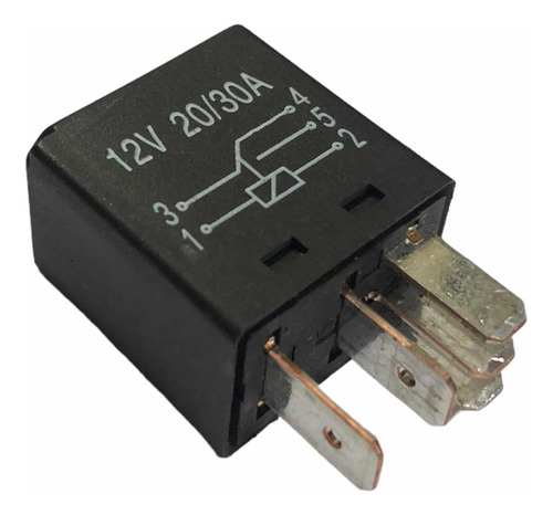 Micro Power Relay 5-pin 12v 20a / 30a Relevador 5 Terminales