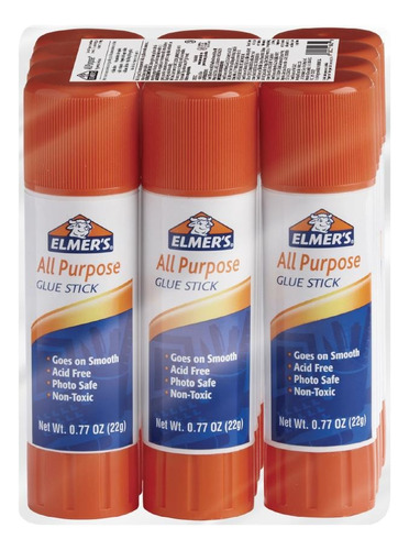 Adhesivo Pegamento Elmers En Barra All Purpose 22 Grs X U