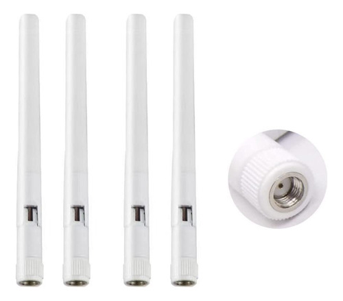 Antena Macho Mimo Rp-sma Doble Banda Wifi 2.4ghz 5.8ghz 3dbi