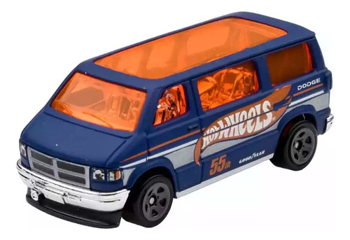 Dodge Van Hot Wheels 1/64 Combi Hw 55 Race Team Mattel