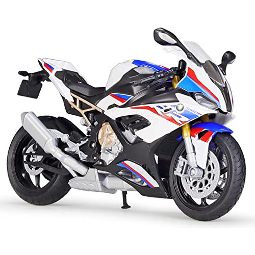 Modelo De Motocicleta Escala 1/12 De Fundición De Meta...