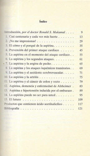 La Aspirina / Robert S. Persky Y Eugene P. Cisek (Usado)
