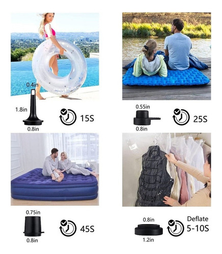 ... Battery Air Pump, Portable Air Mattress Pump With