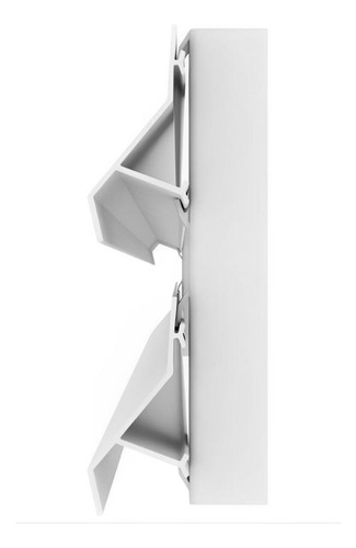 Quiebravista Pvc Lama Z 80mm Blanco 6 Mts Dvp