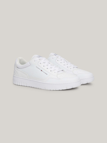 Tenis Blanco Essential De Piel Tommy Hilfiger De Hombre