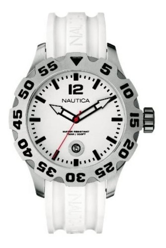 Reloj Náutica N14608g Blanco Original Nuevo 