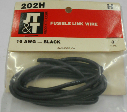 Cable Fusible 16 Awg Negro Tira De 92cm Fusible Link 20a 3ft