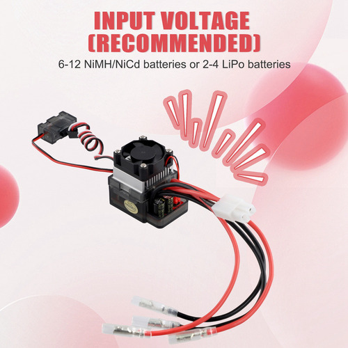 Controlador De Velocidad Rc De Alto Voltaje Esc Con Escobill
