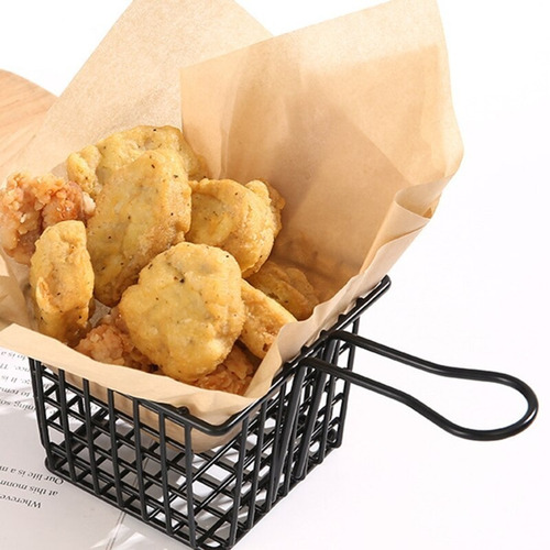 Imagen 3 de 6 de Mini Cesta Para Servir Papas Fritas Nuggets Cocina