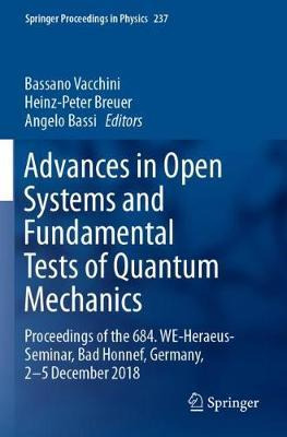 Libro Advances In Open Systems And Fundamental Tests Of Q...