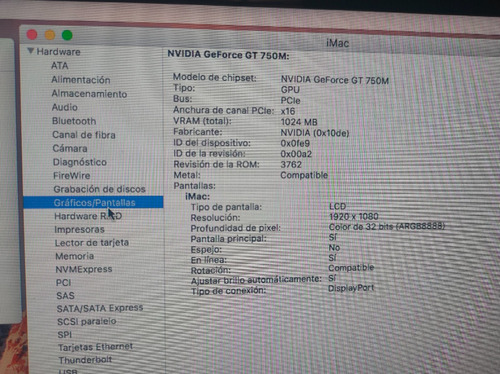 Apple iMac 21,5'' I5 1tb + 8gb Ram 2019 (Usado)
