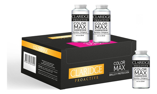 Ampolla Claridge Colormax Fijadora Caja X 12 Ampollas 15 Ml 