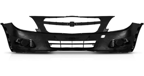 Parachoque Dianteiro Cobalt 12 13 14 15 Preto Liso Sem Furo