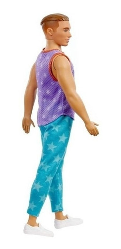 Imagem 4 de 7 de Boneco Ken Fashionistas #165 Regata Moleton Ms