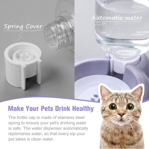 Cuencos Dobles Para Perros Y Gatos, Juego De Cuencos De Agua