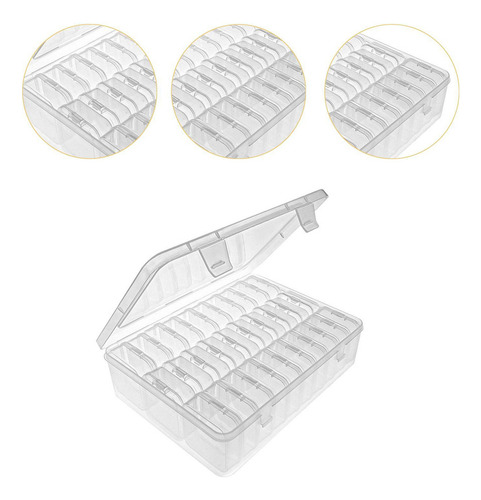 Para Caja De Almacenamiento Transparente, Estuche Para .