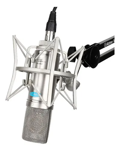 Microfone Condensador Alctron Cm6 Mkii Broadcast Estúdio Cor