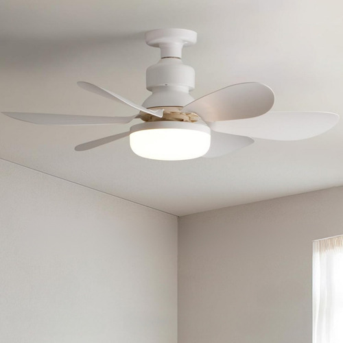 Ventilador De Techo Con 6 Aspas Led Silencioso
