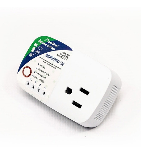 Imagen 3 de 4 de Protector De Voltaje Nevera Aire Acondicionado A 110v