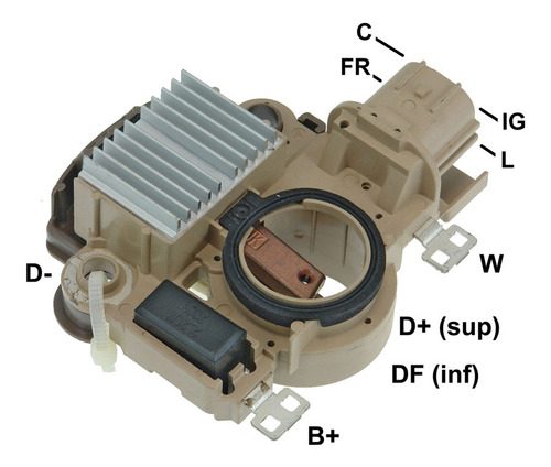 Regulador Alternador Mitsubishi Honda  Civic 12v.