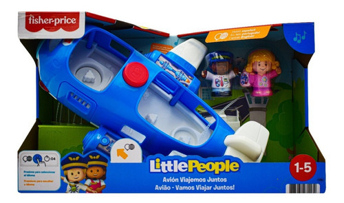Little People Avion Viajemos Juntos Sonido Luz Fisher Price
