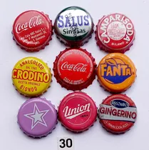 Comprar Lote Nº 30  Chapitas Tapitas De Bebidas  Importadas
