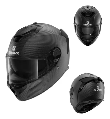 Casco Integral Para Moto Shark Spartan Gt Carbon Skin Negro