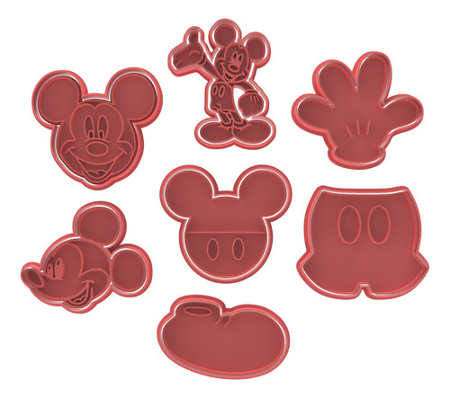 Cortante De Galletas Mickey Minie Tribilin Donald Disney