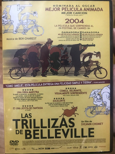 Dvd Las Trillizas De Belleville / De Silvain Chomet