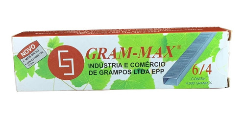 Grampos 6/4 Para Alceadores Caixa De 4.800 Un ( 10 Caixas)